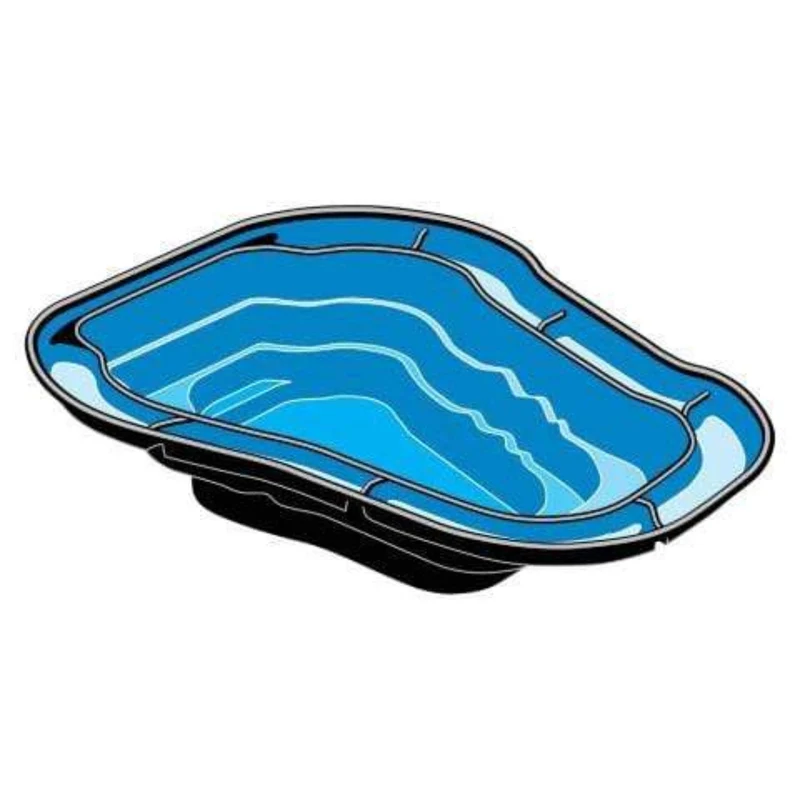 Ocean I - Bassin à enterrer 230 x 200 x 70CM - 1500litres - Ubbink