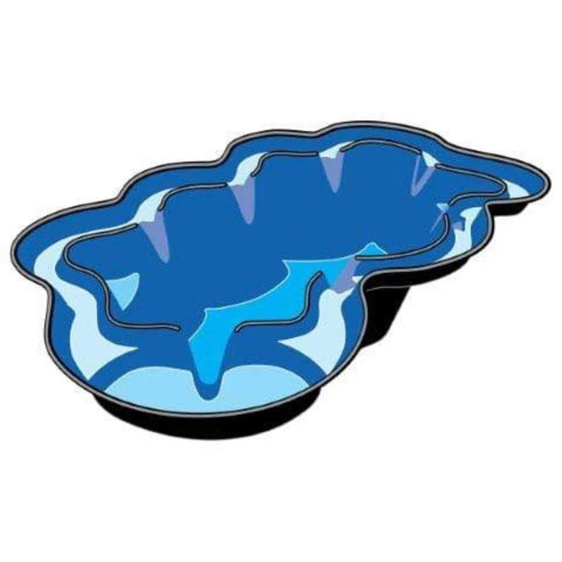 Neptun V - Bassin à enterrer polyester 420 x 240 x 100CM - 3800litres - Ubbink