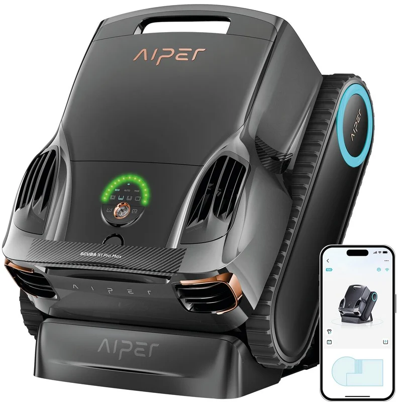 Limpiafondos inalámbrico Aiper Scuba X1 Pro Max para piscinas hasta 300 m²