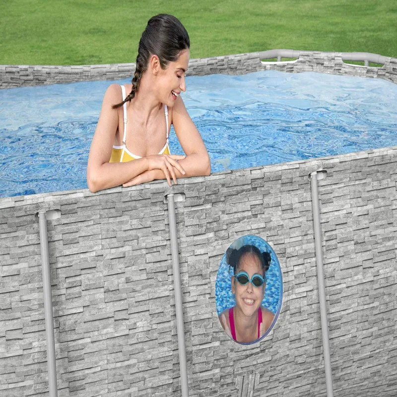 Bestway – Power Steel piscina desmontable ovalada (549 x 341 x 122 cm)