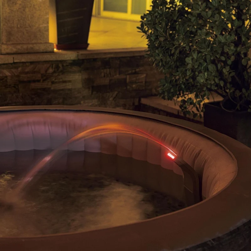 Bestway - Cascada LED relajante para spa Lay-Z-Spa plateado