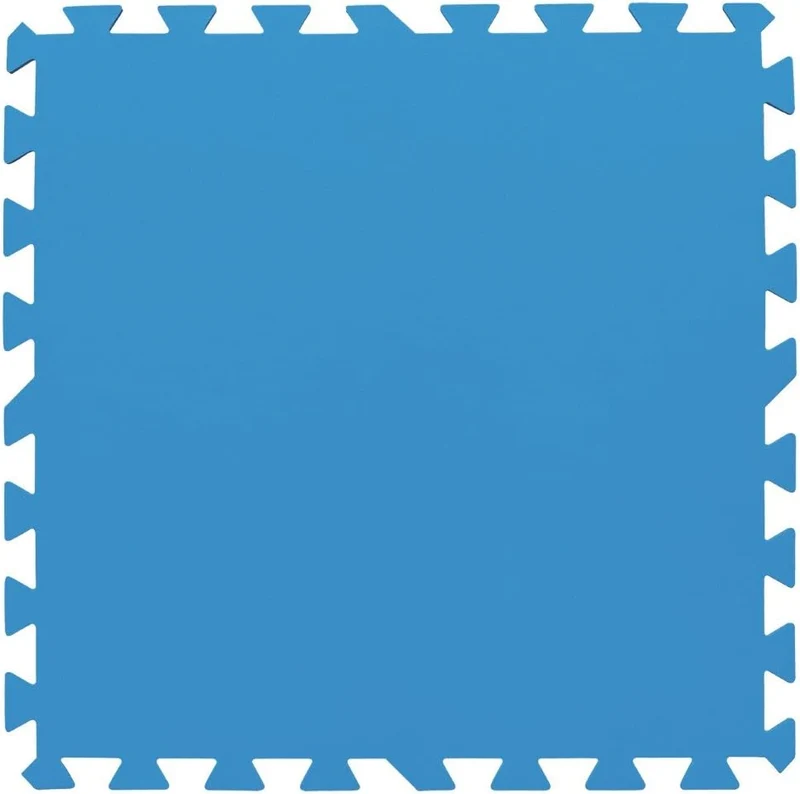 Bestway - Tapiz de suelo de goma azul (50 x 50 cm)