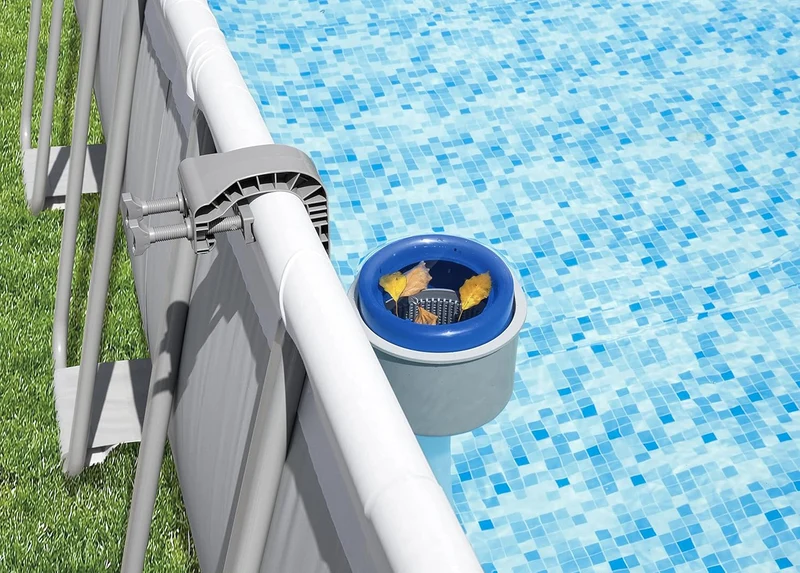 Bestway - Skimmer Flowclear de montaje en pared para piscinas elevadas gris