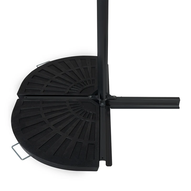 Demi-Pied pour Parasol Déporté (2 Coins en Éventail)