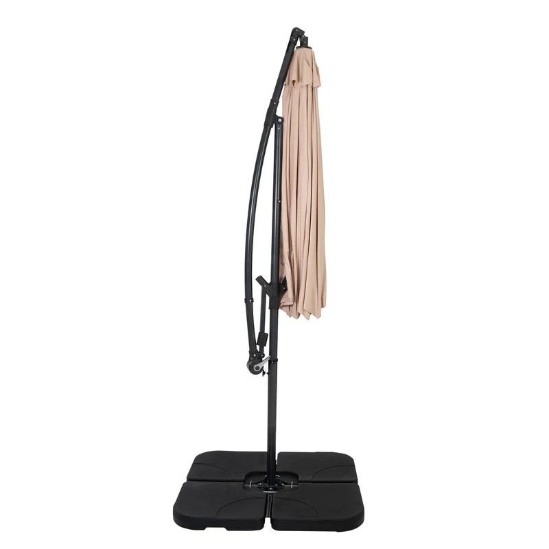 Pied Carré pour Parasol Déporté (4 Coins Carrés)