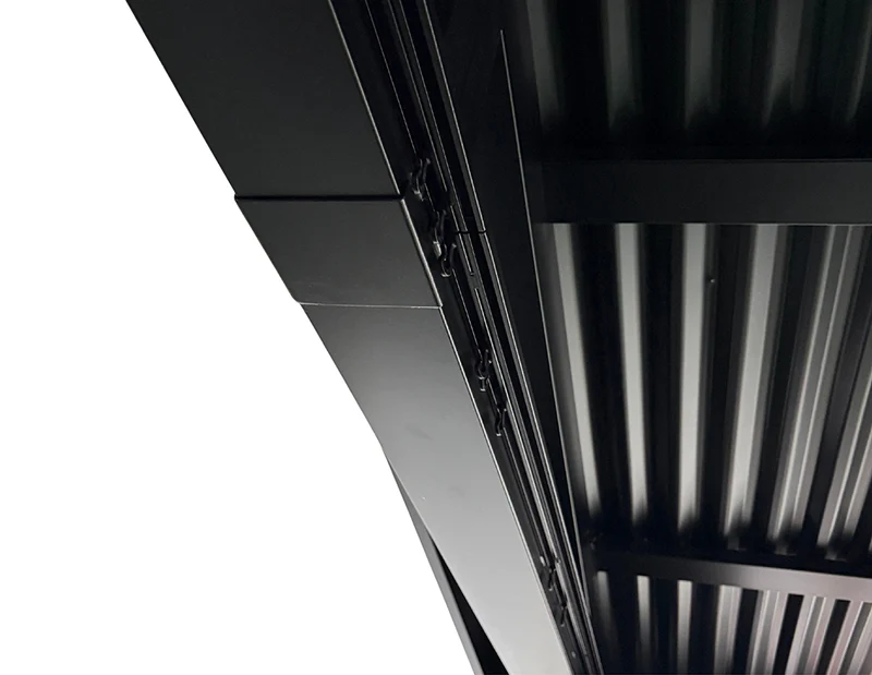 Gazebo Plaza Corriveau 12 pi x 14 pi noir – Toit en Galvalume