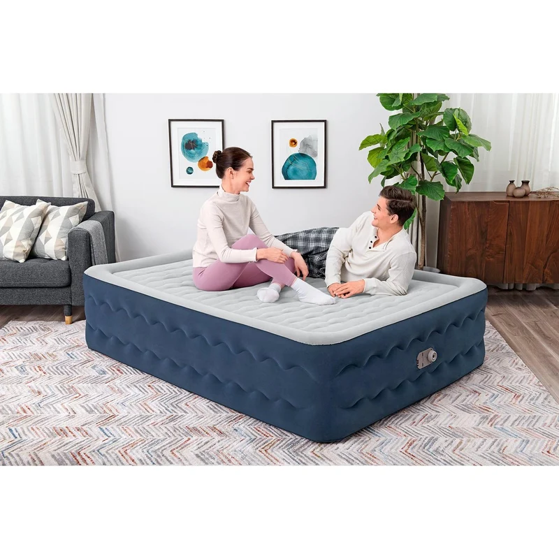 Bestway - Tritech TruLeisure Cama hinchable con bomba eléctrica integrada