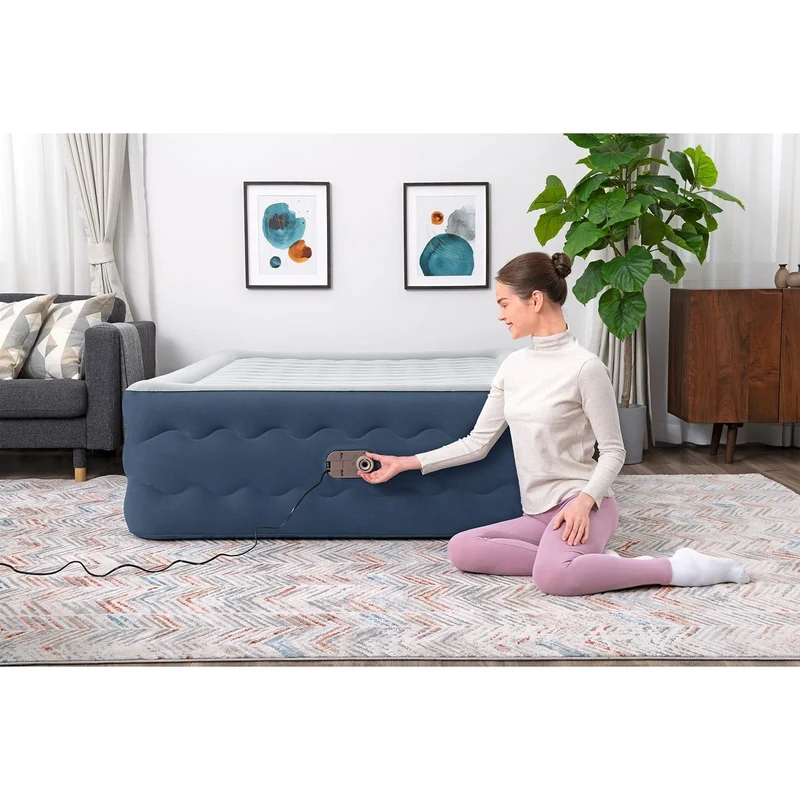 Bestway - Tritech TruLeisure Cama hinchable con bomba eléctrica integrada