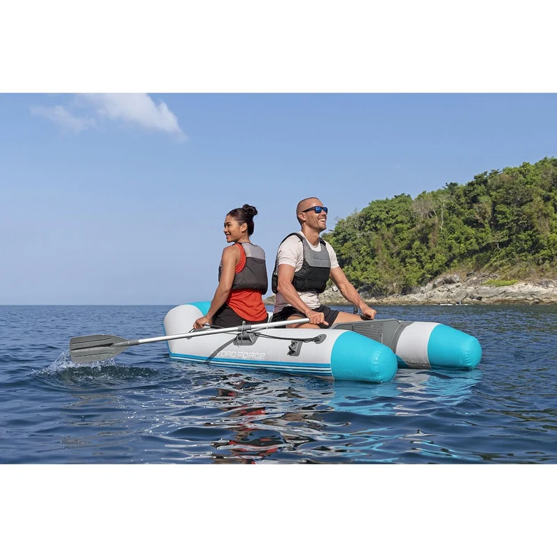 Bestway – Barca hinchable Hydro-Force Corinth Elite Boat Set (230 × 130 × 33 cm)