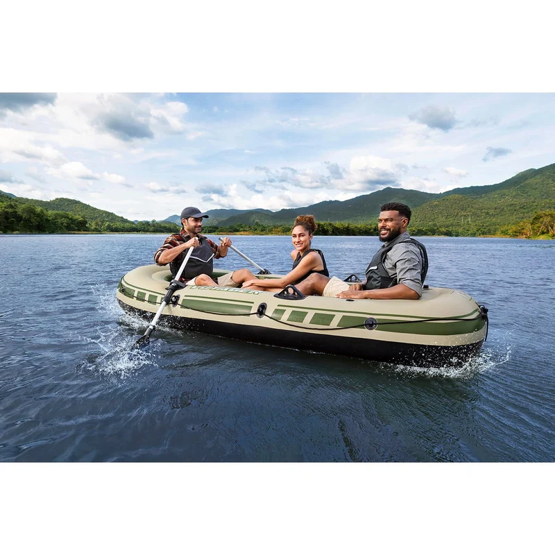 Bestway – Barca hinchable Voyager X3 Raft Set (294 × 137 cm)
