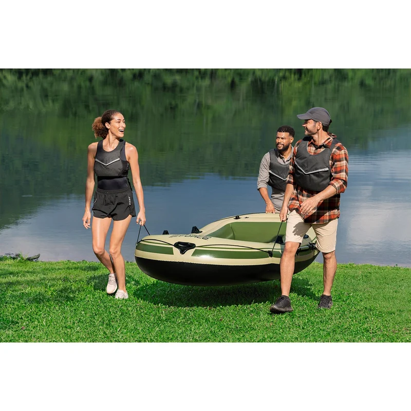 Bestway – Barca hinchable Voyager X3 Raft Set (294 × 137 cm)