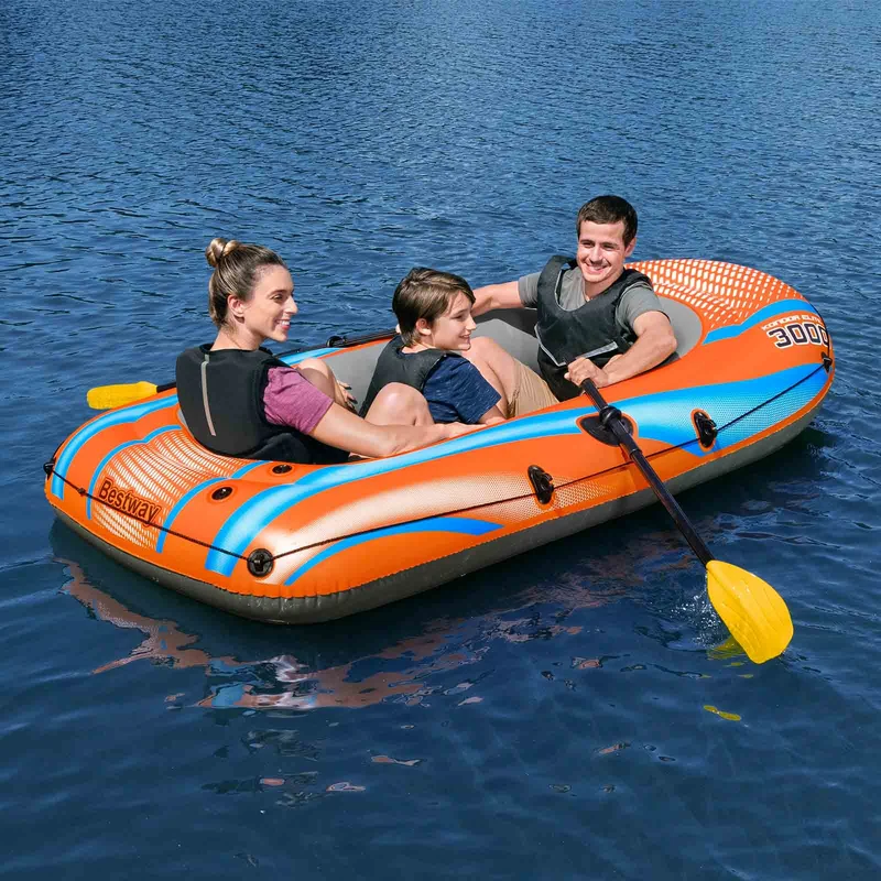 Bestway – Barca hinchable Kondor Elite 3000 Raft Set (246 × 122 cm)