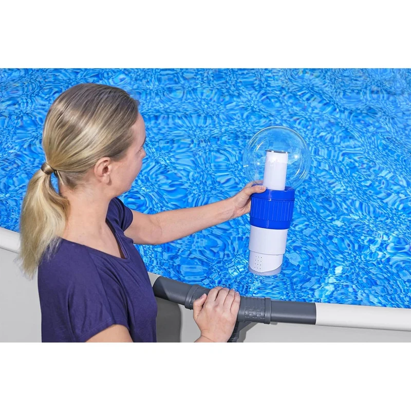 Bestway - Dispensador de productos químicos LED SolarGlow