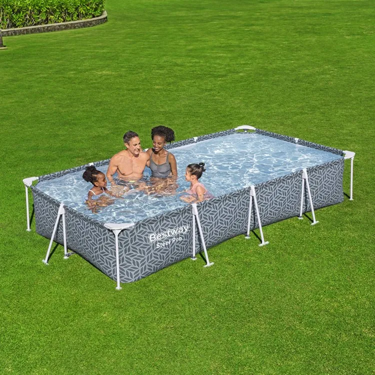 Bestway - Steel Pro piscina desmontable rectangular
