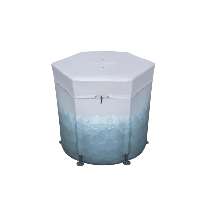 Bestway - Baño de hielo hinchable Glacial Dip 90 cm x 80 cm con filtro y cubierta