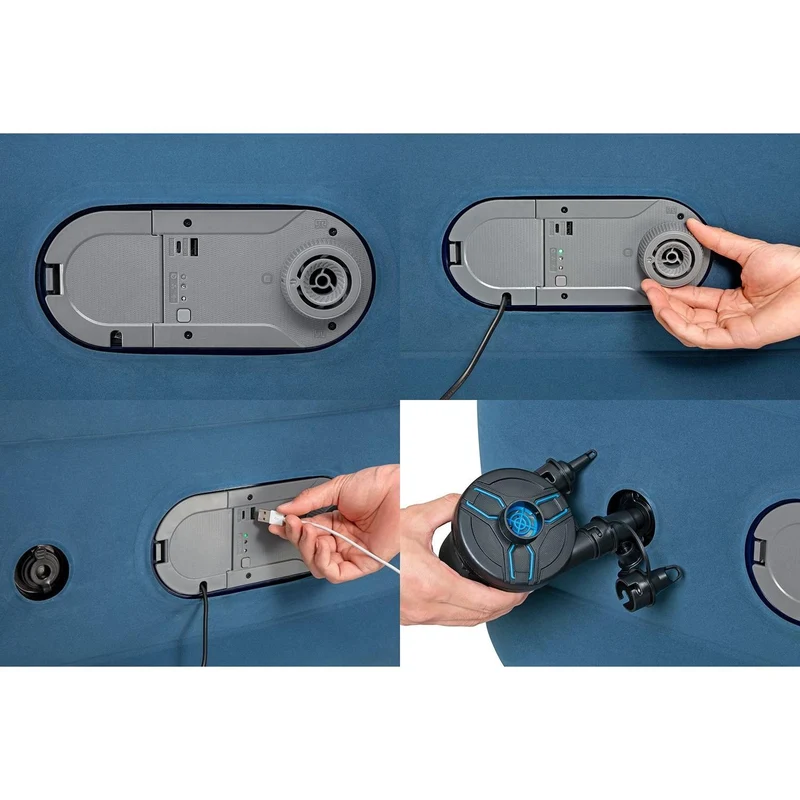 Bestway - AlwayzAire Colchón hinchable con doble bomba integrada