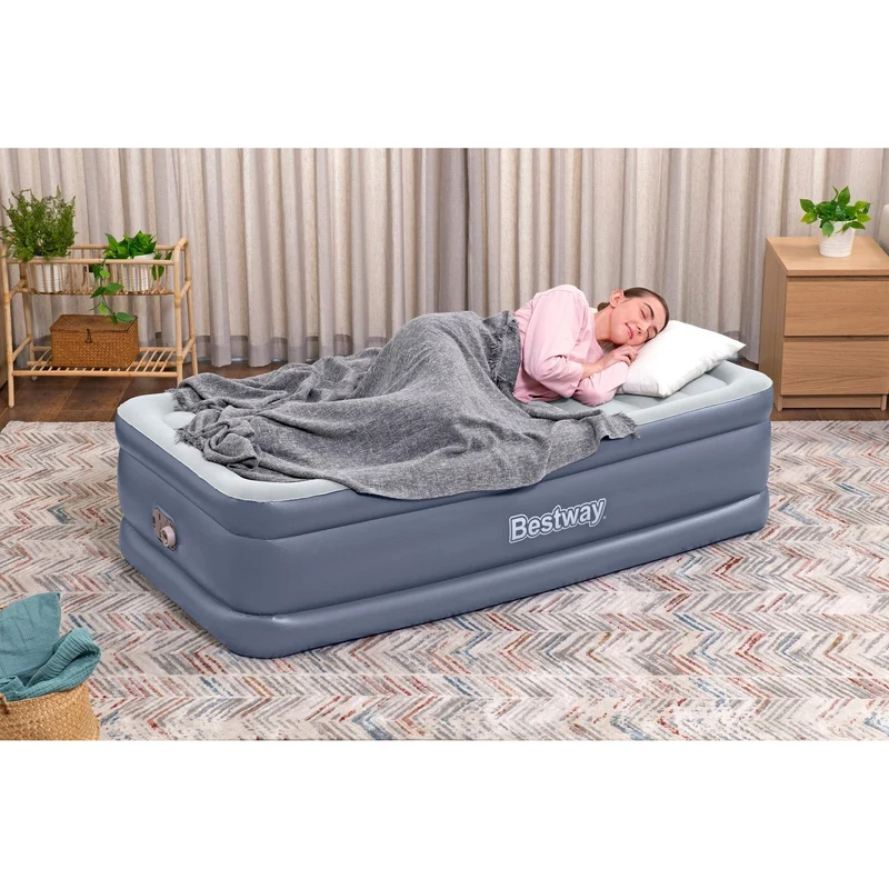 Bestway - Tritech Colchón hinchable con bomba eléctrica integrada