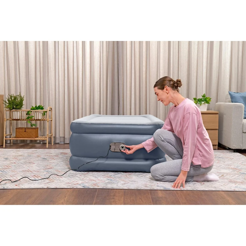 Bestway - Tritech Colchón hinchable con bomba eléctrica integrada