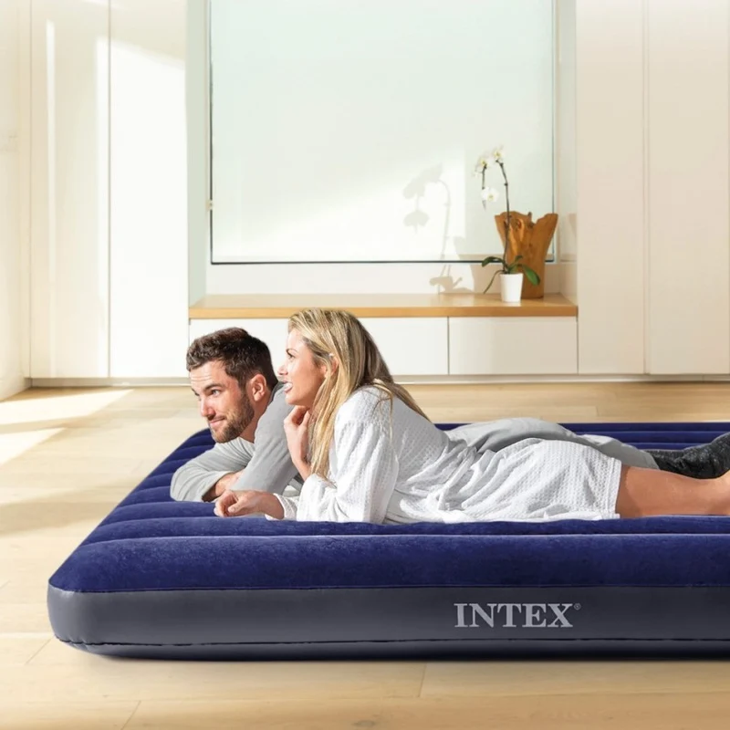 Intex Dura-Beam Standard Classic Downy Colchón Hinchable 152x203cm