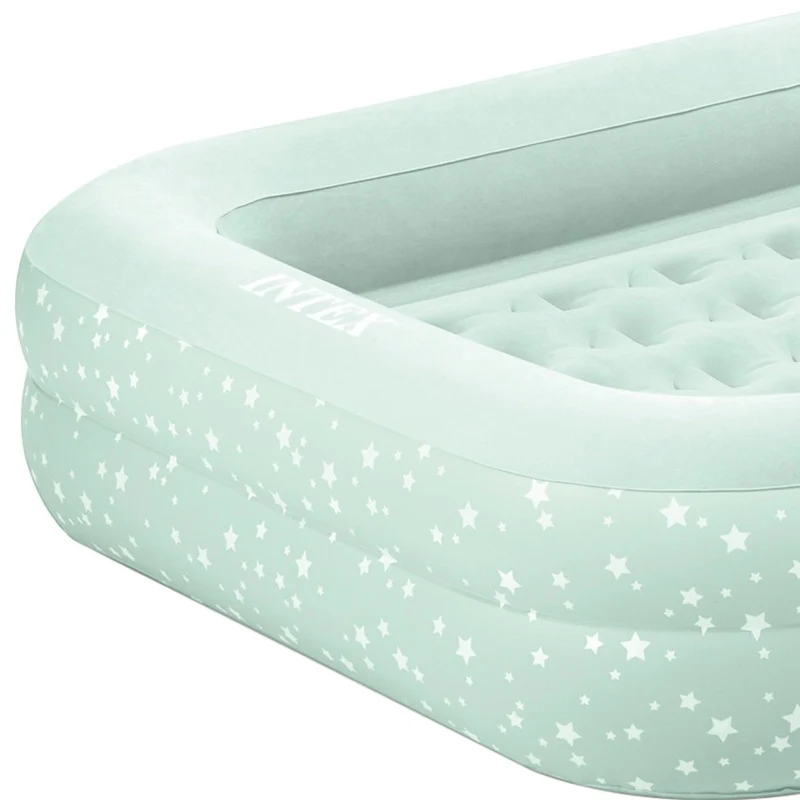 Intex Colchón Hinchable Infantil con Hinchador 107x168x25 cm