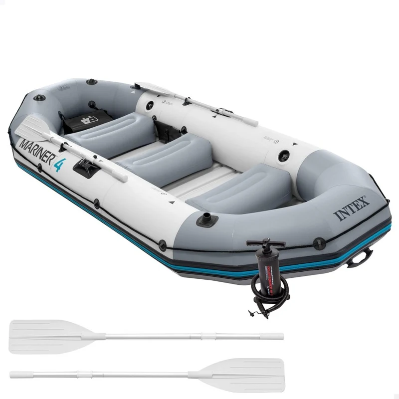 Intex Mariner 4 Barca Hinchable para 4 Personas con Remos