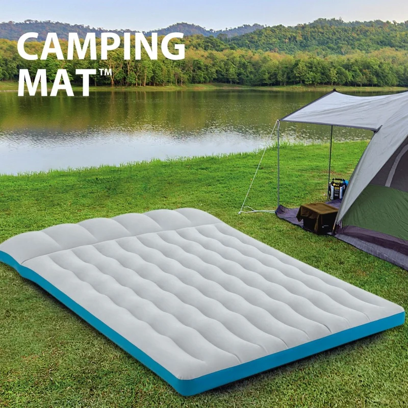 Intex Camping Mats Colchón Hinchable Doble 127x193x24 cm