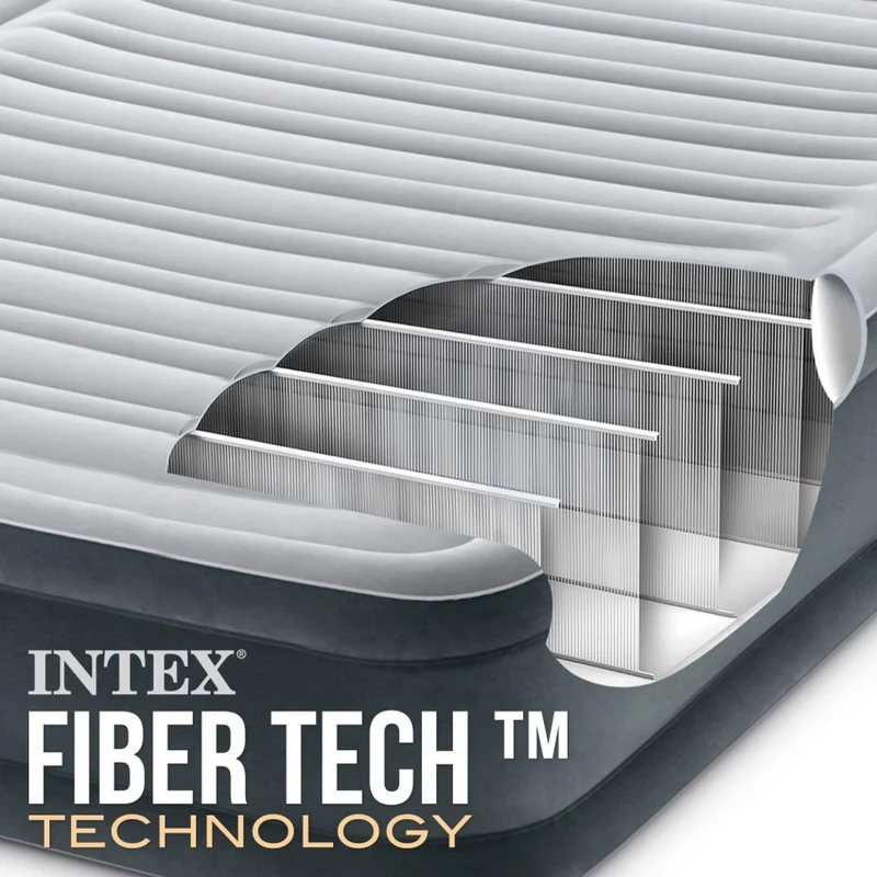 Intex Dura-Beam Deluxe Comfort-Plush Colchón Hinchable Individual 99x191x33 cm