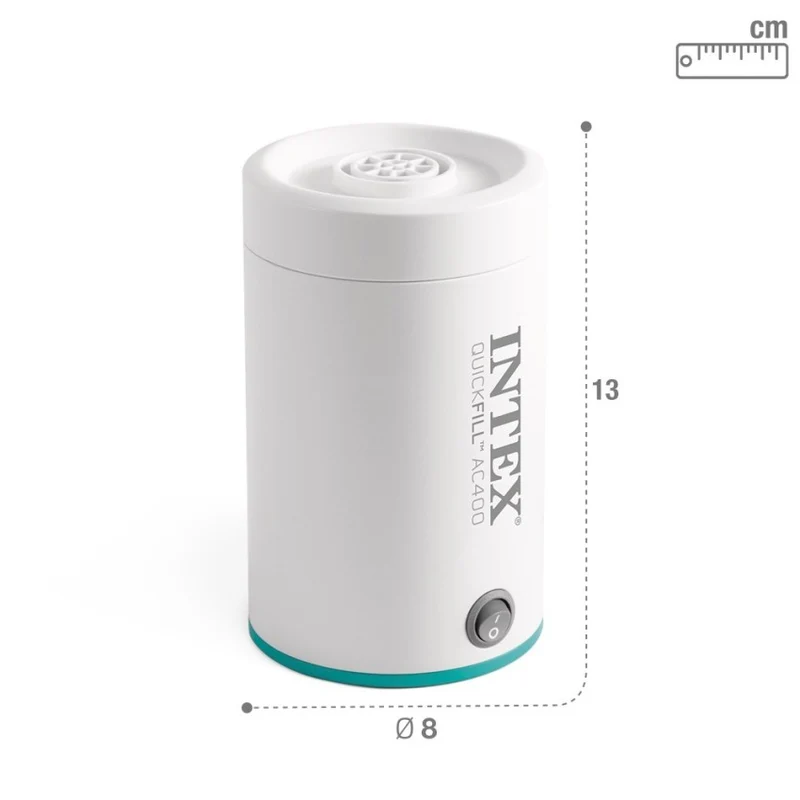 Intex QuickFill USB 400 Mini Hinchador Eléctrico 400 L/min