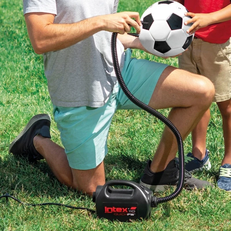Intex Quick-Fill Bomba de Aire Eléctrica 220V 12V 400L/min