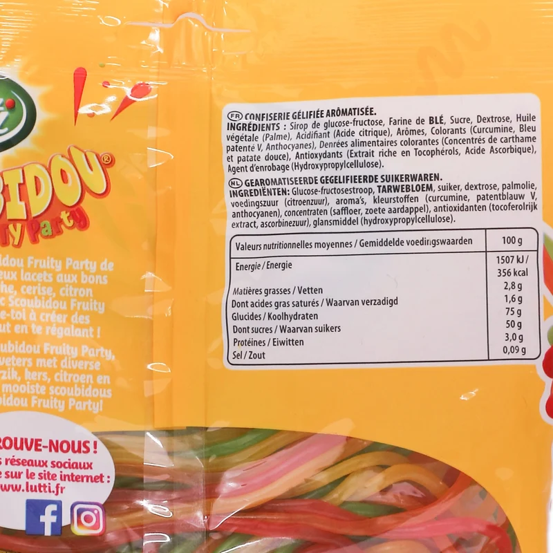 SACHET SCOUBIDOU FRUITY PARTY