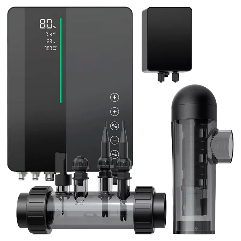 Clorador salino Aquark InverClear Ares Premium. 28 g/h + WiFi + pH + Redox