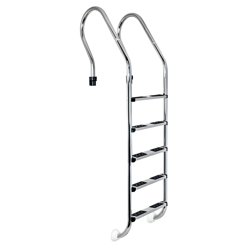Escalera Mixta 5 Peldaños antideslizantes QP. Acero Inox. AISI-316L