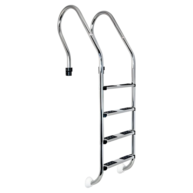 Escalera Mixta 4 Peldaños antideslizantes QP. Acero Inox. AISI-316L