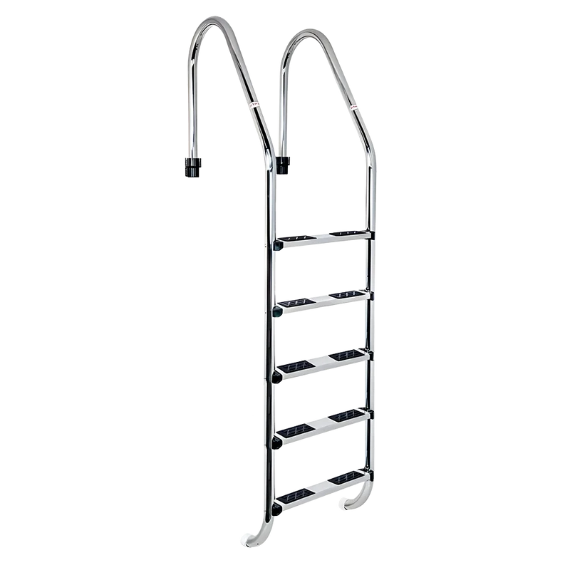 Escalera Standar 5 Peldaños antideslizantes QP. Acero Inox. AISI-316L