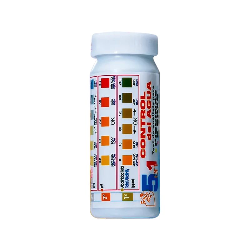 Test kit tiras análisis 5 en 1 PQS