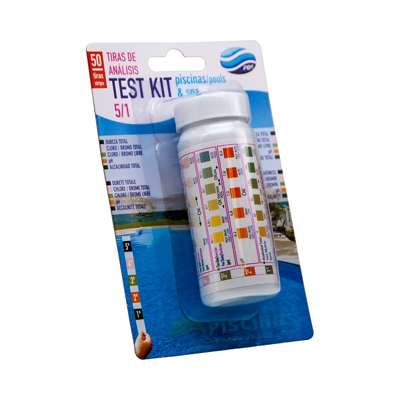 Test kit tiras análisis 5 en 1 PQS
