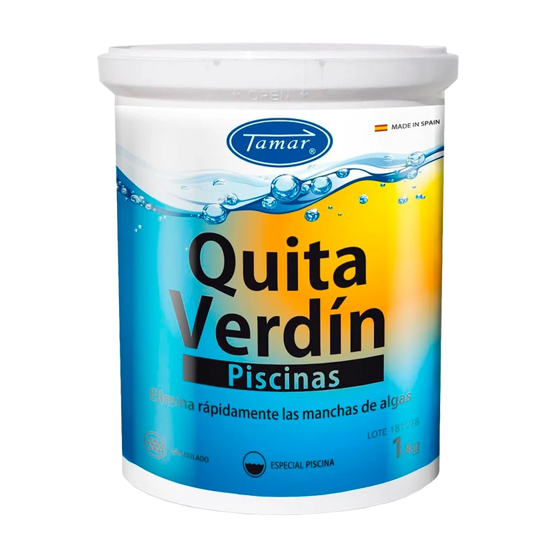 Quitaverdin piscinas 1 kg. Tamar