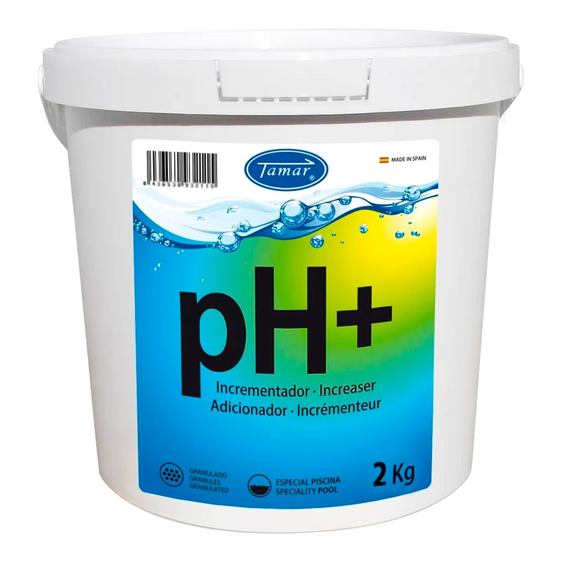 Incrementador granulado de pH, 2 Kg. Tamar