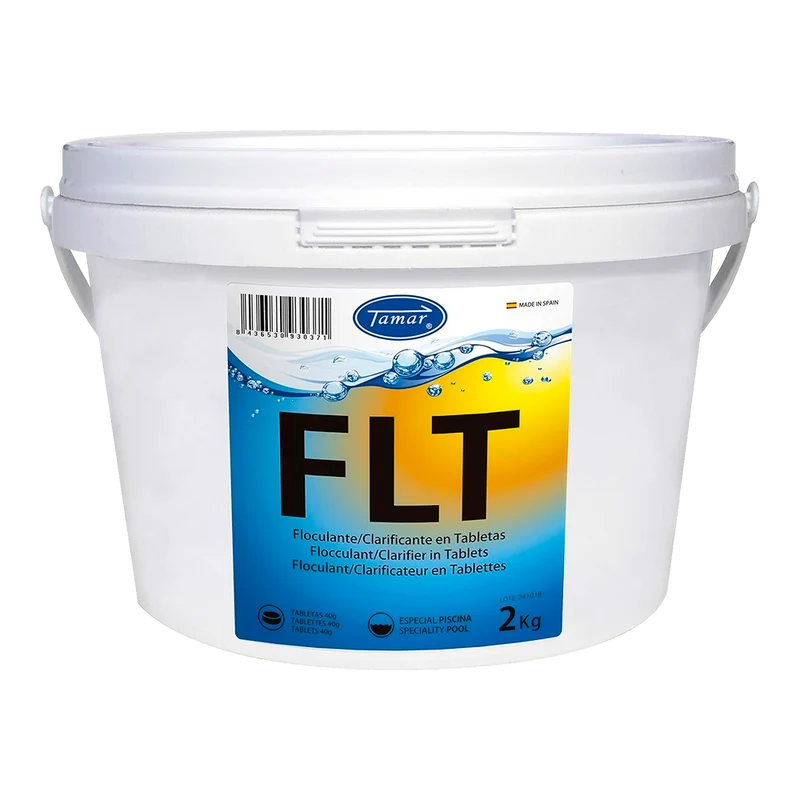 Floculante tabletas 40 g. 2 Kg. Tamar.