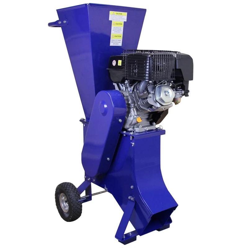 T-Mech Lot de Fendeur de Bûches 5 T & Broyeur de Bois 15 CV