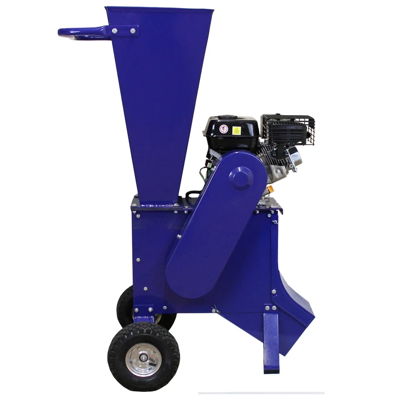 T-Mech Lot de Fendeur de Bûches 5 T & Broyeur de Bois 6,5 CV