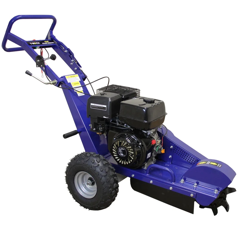 T-Mech Lot de Fendeur de Bûches 5 T & Rogneuse de Souches 13 CV