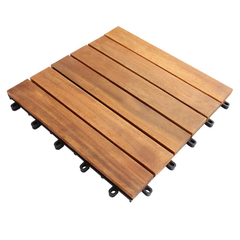 39 Dalles de Terrasse en Bois d'Acacia