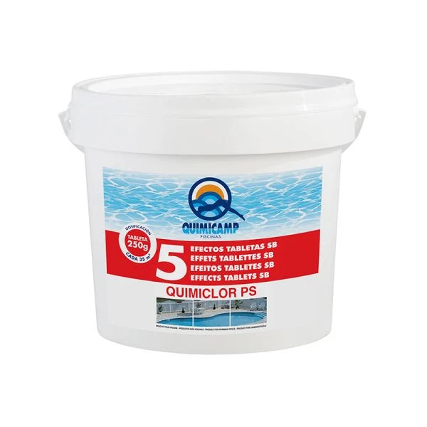Cloro 5 Efectos Quimicamp Quimiclor PS 201813 – 13 kg