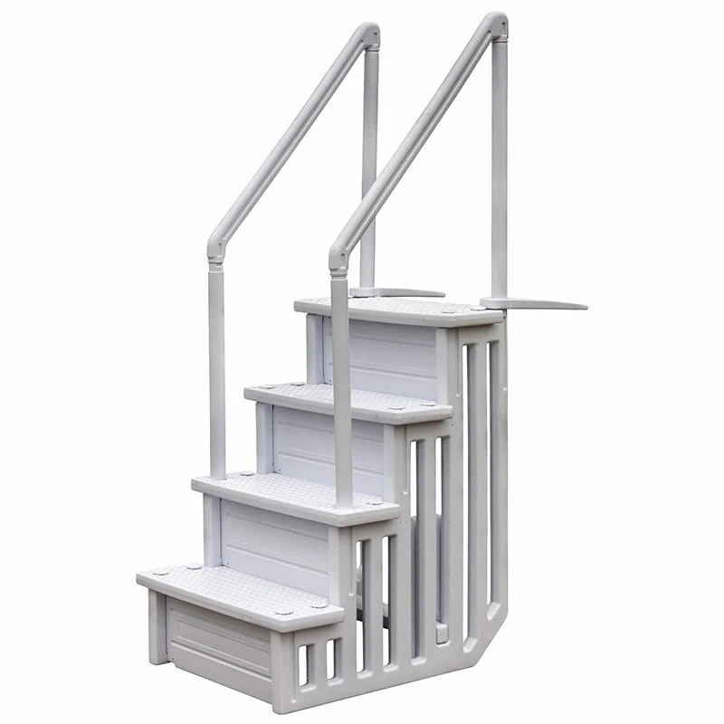 Escalera Starpool 71503004 con Pasamanos y Pesos Extra – 4 Peldaños