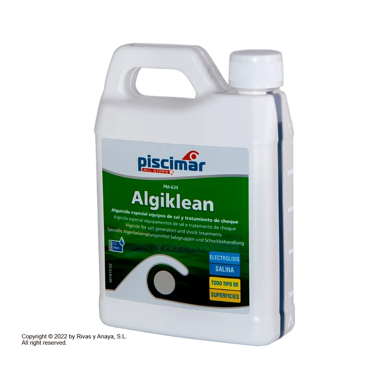 Algicida y abrillantador Piscimar PM-634 Algiklean 200044 – 1 L