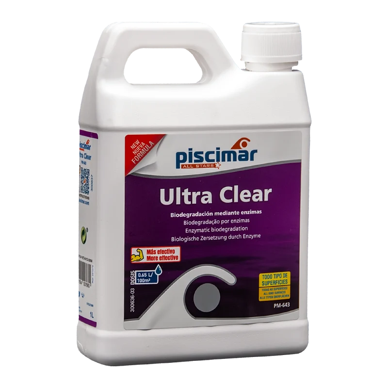 Super clarificante ULTRA CLEAR, 1 L. PM-643. Piscimar.