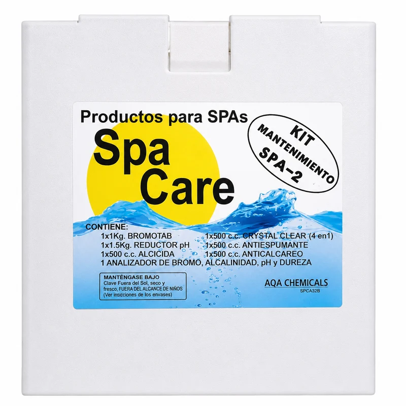 Kit de mantenimiento para spa CrystalCare SPA-2 con bromo