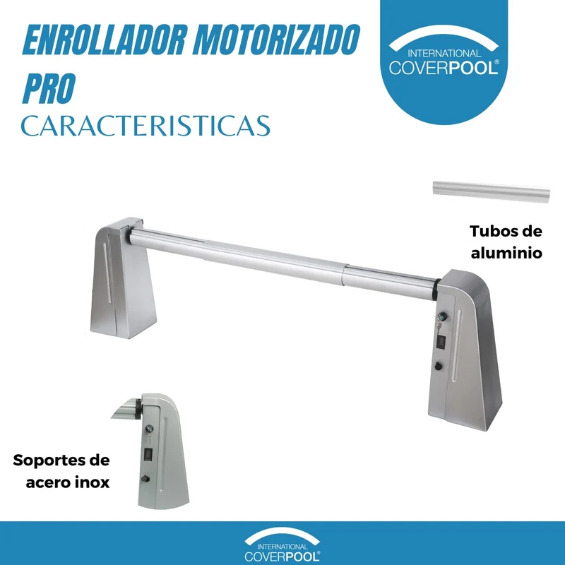 Enrollador de piscina Motorizado con mando