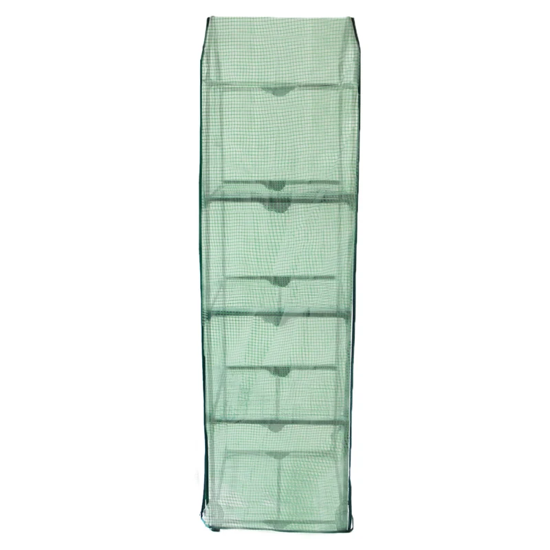Mini Serre à 4 étagère avec Couverture en PE
